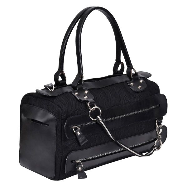 BALLY BLACK LEATHER SHOULDER BAG