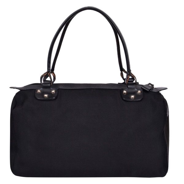BALLY BLACK LEATHER SHOULDER BAG