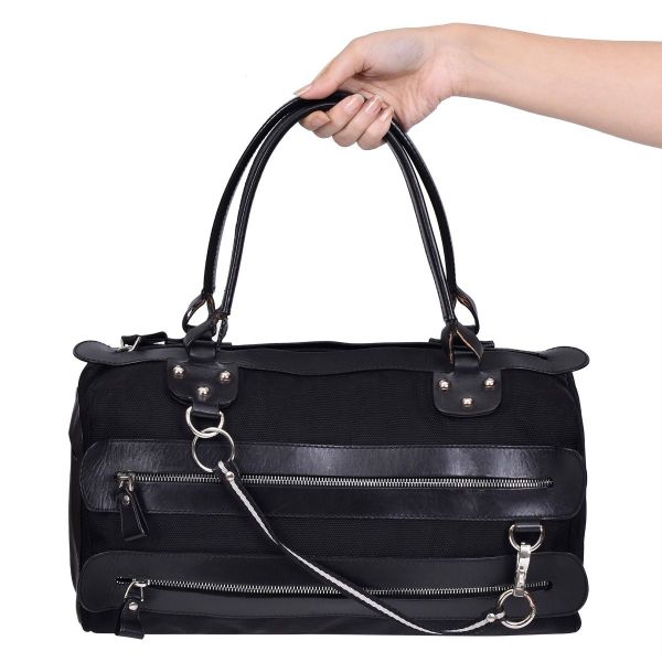 BALLY BLACK LEATHER SHOULDER BAG