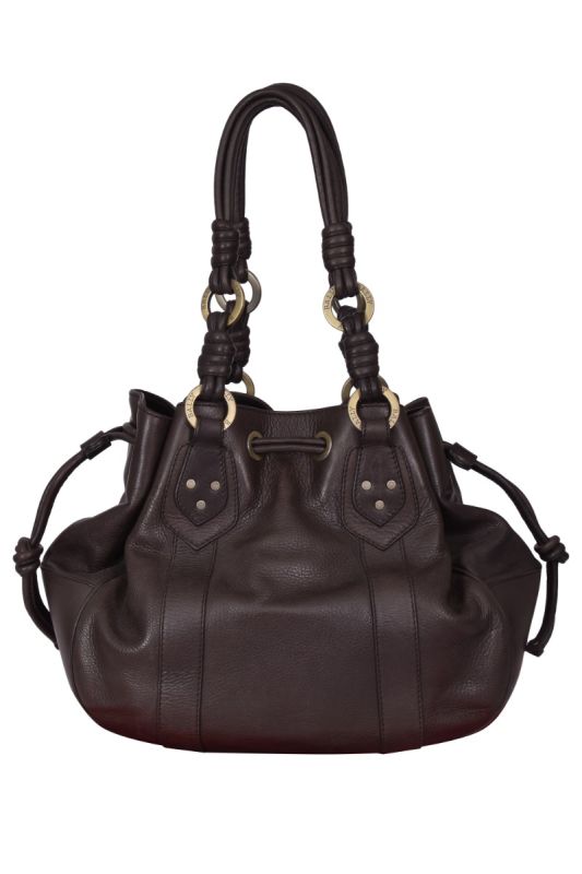 BALLY LEATHER HOBO BAG
