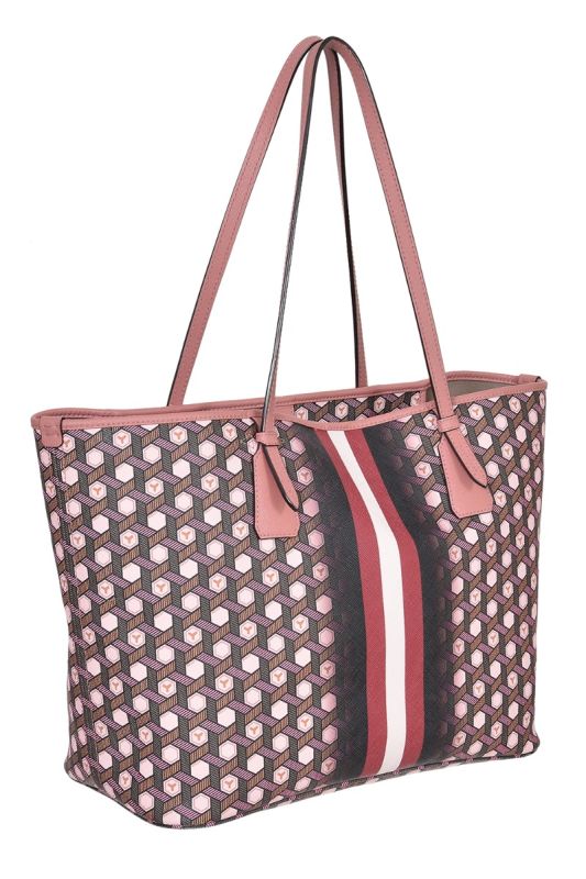 Bally Multicolor Coated Canvas and Leather Bernina Tote Bag