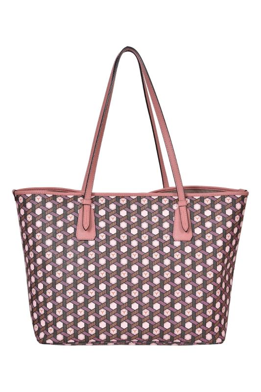 Bally Multicolor Coated Canvas and Leather Bernina Tote Bag