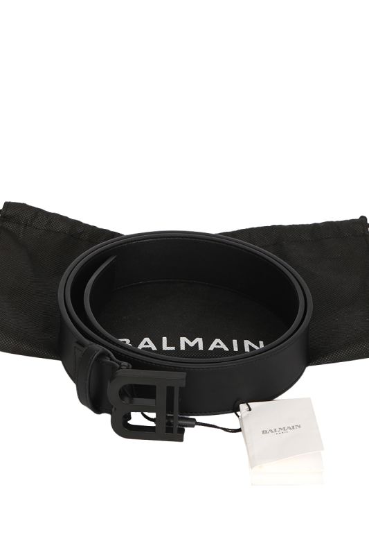 Balmain Black Buckle 120 cms Belt