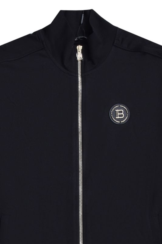 Balmain Black Zipper Tracksuit RT157-104
