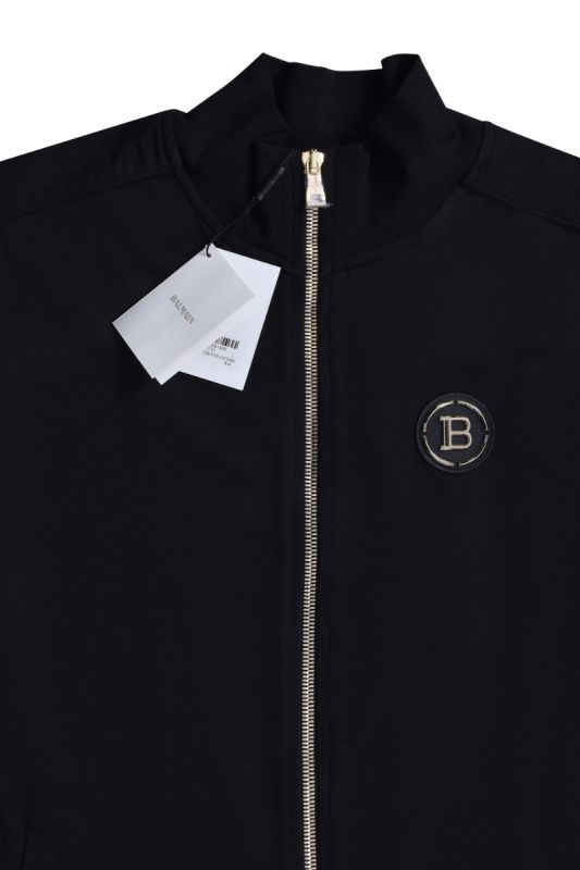 Balmain SIZE XL Black Zipper Tracksuit