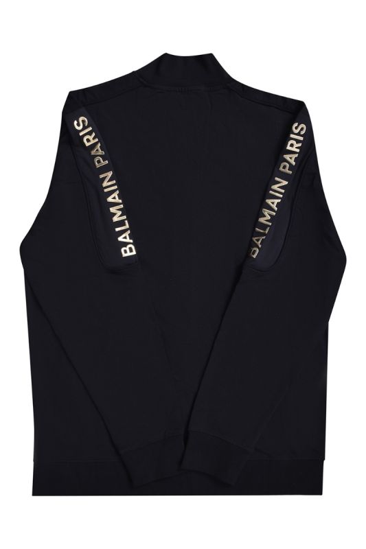 Balmain Black Zipper Tracksuit RT157-104