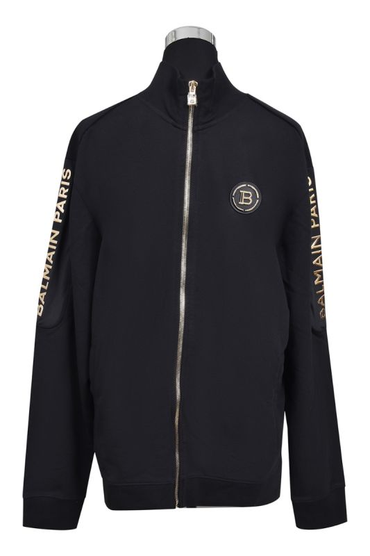 Balmain Black Zipper Tracksuit RT157-104