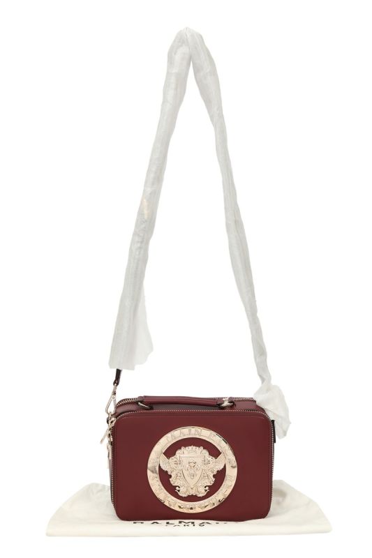 Balmain Gold Plaque Logo Handbag