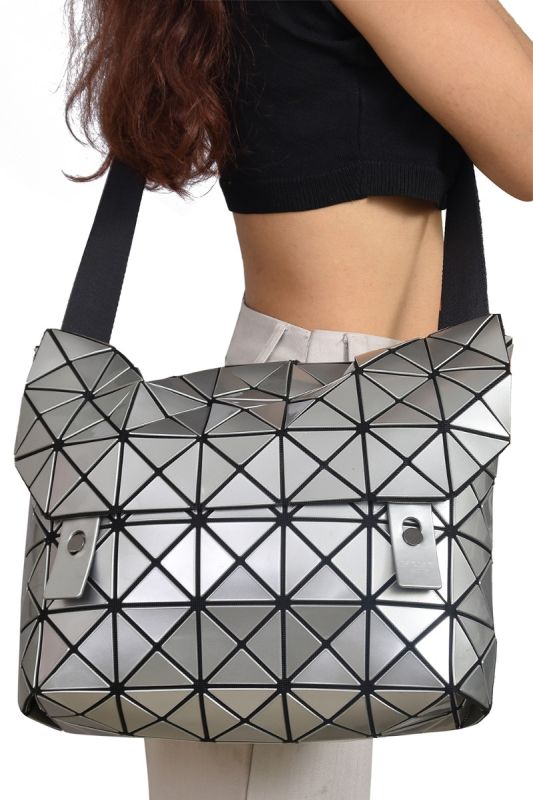 Bao Bao Issey Miyake Metallic Crossbody Sling