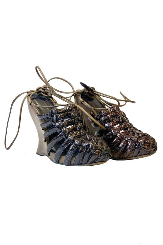 BOTTEGA LACE UP WEDGES