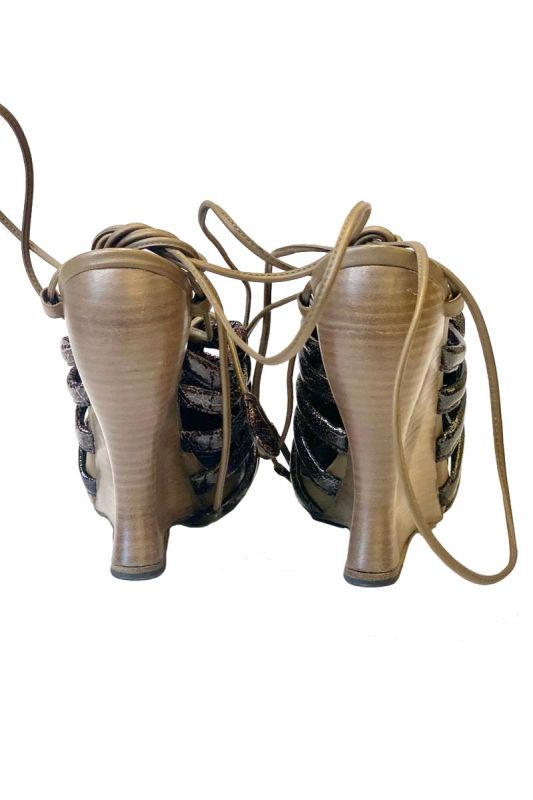 BOTTEGA LACE UP WEDGES