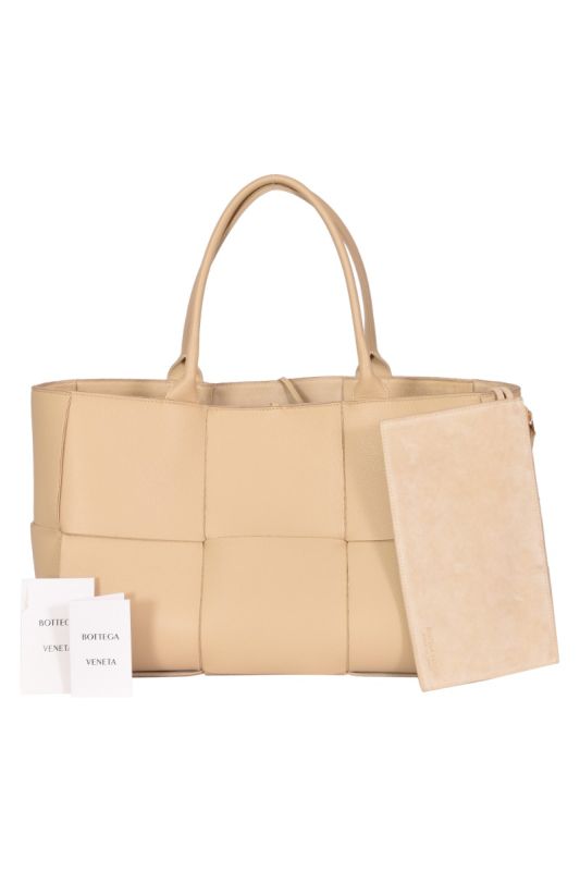 Bottega Veneta Arco Woven East West Tote Bag