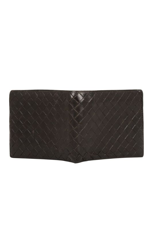 BOTTEGA VENETA INTRECCIATO WEAVE COMPACT WALLET