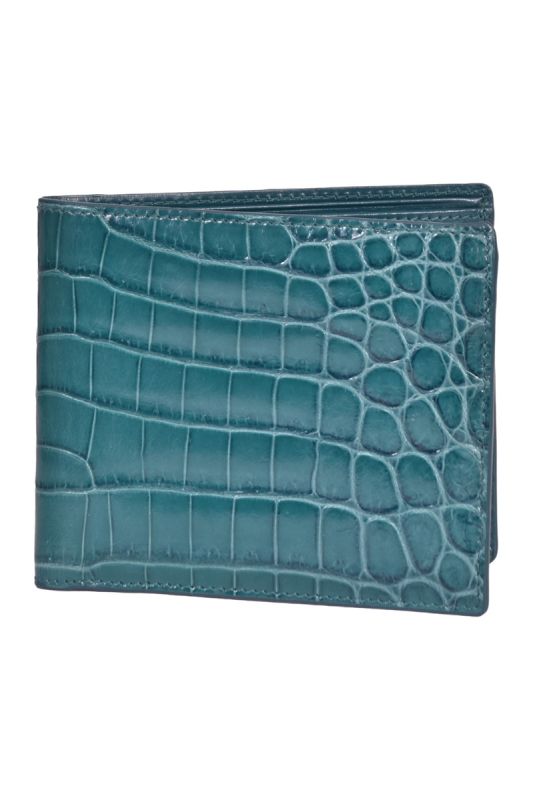 Bottega Veneta Crocodile Leather Bi Fold Wallet RT129-10