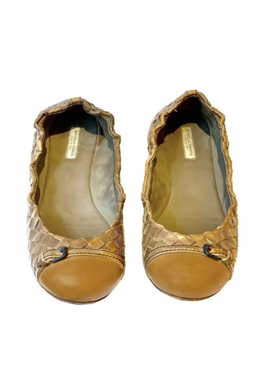 BOTTEGA VENETA INTRECCIATO BALLERINAS
