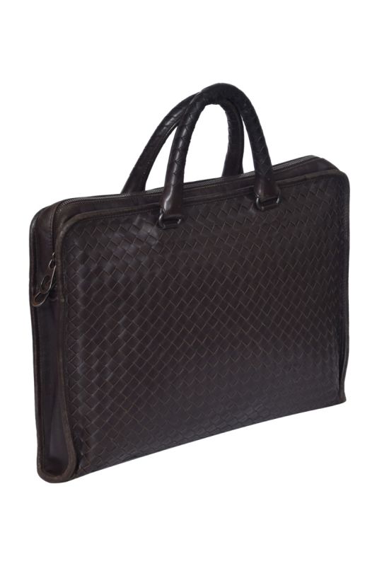 Bottega Veneta Intrecciato Laptop Bag