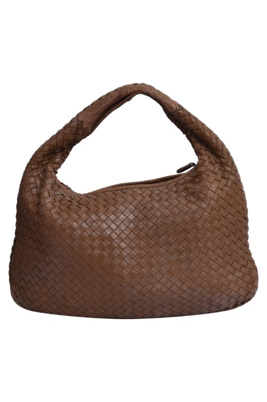 Bottega Veneta Intrecciato Leather Flower Hobo Bag