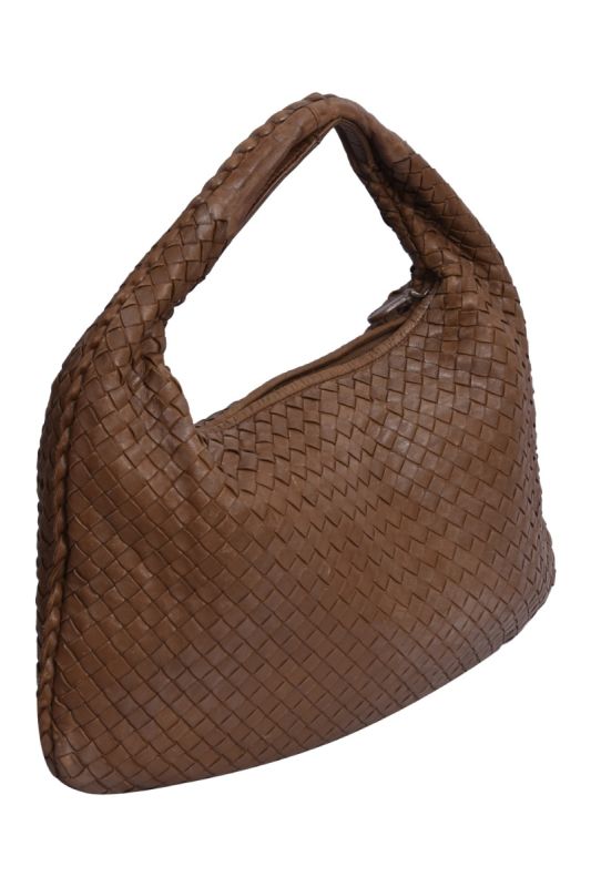 Bottega Veneta Intrecciato Leather Flower Hobo Bag