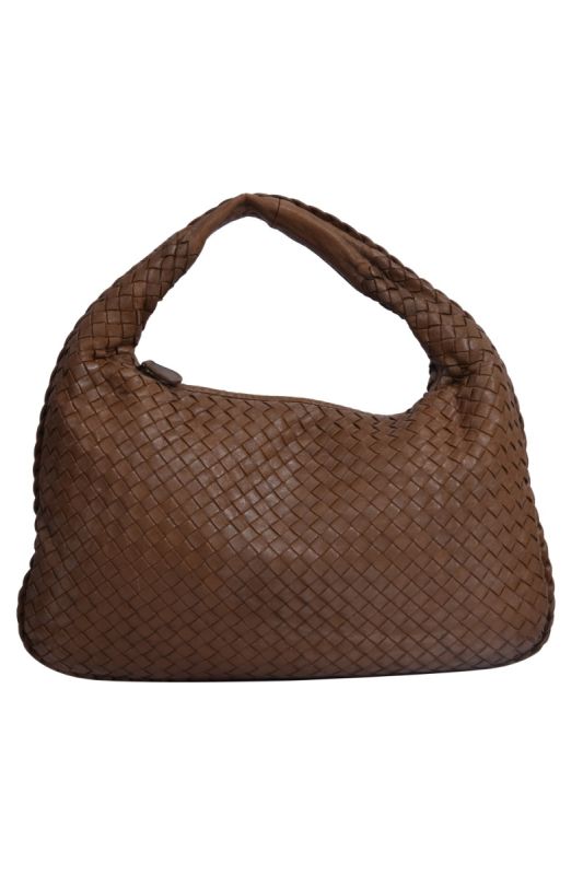 Bottega Veneta Intrecciato Leather Flower Hobo Bag