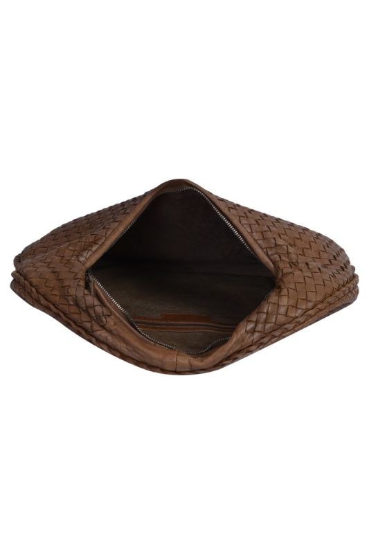 Bottega Veneta Intrecciato Leather Flower Hobo Bag