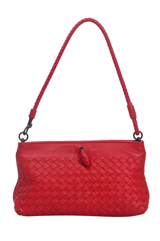 Bottega Veneta Intrecciato Red Bag