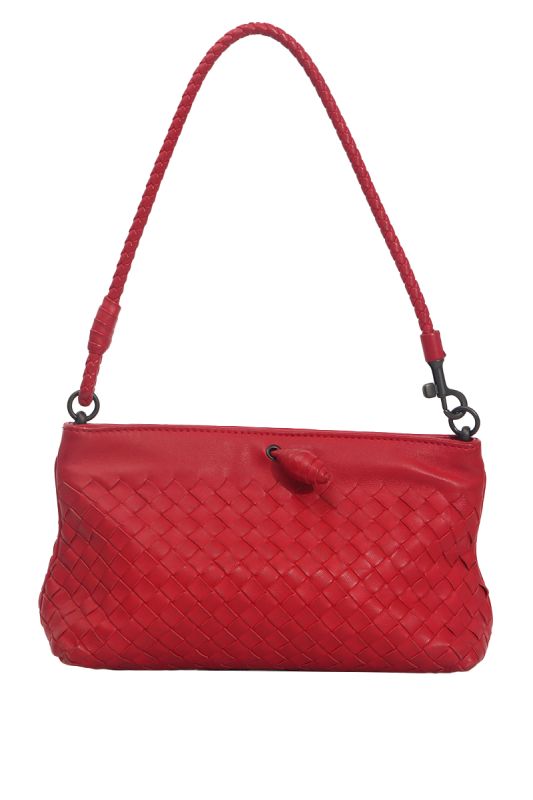 Bottega Veneta Intrecciato Red Bag