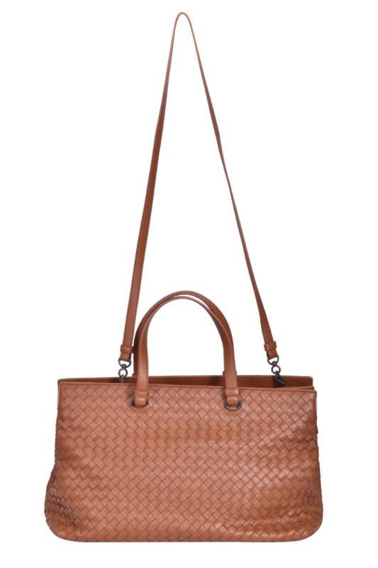 Bottega Veneta IntrecciatoNappaLeather Large Tote Bag