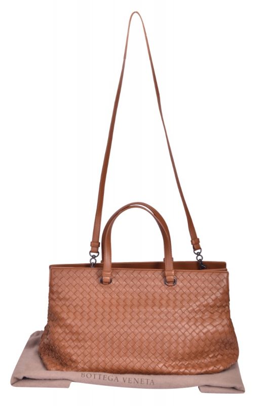 Bottega Veneta IntrecciatoNappaLeather Large Tote Bag