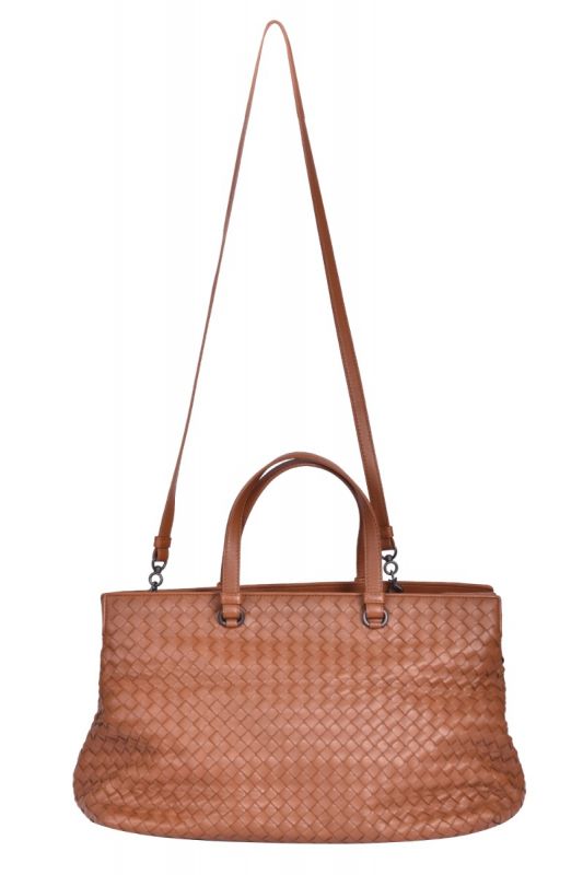 Bottega Veneta IntrecciatoNappaLeather Large Tote Bag