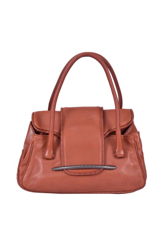 BOTTEGA VENETA LEATHER SHOULDER BAG