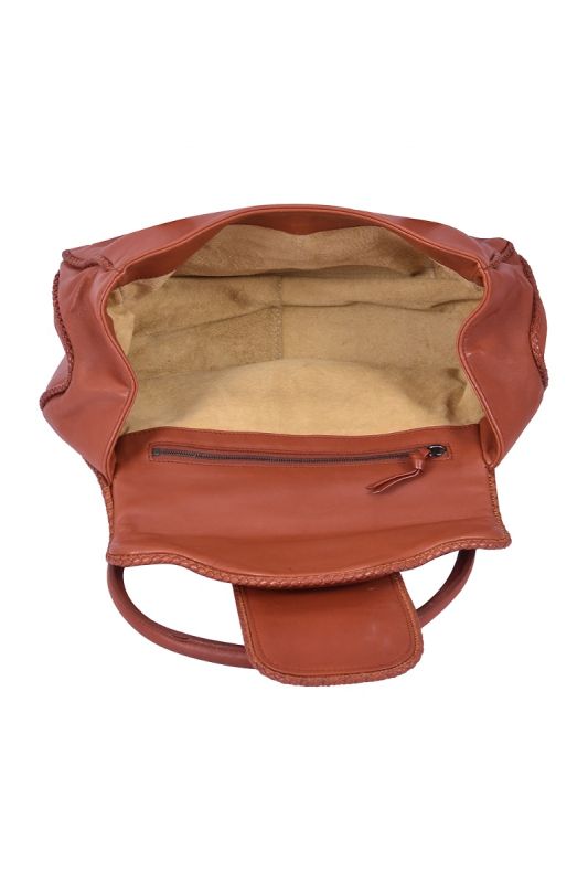 BOTTEGA VENETA LEATHER SHOULDER BAG