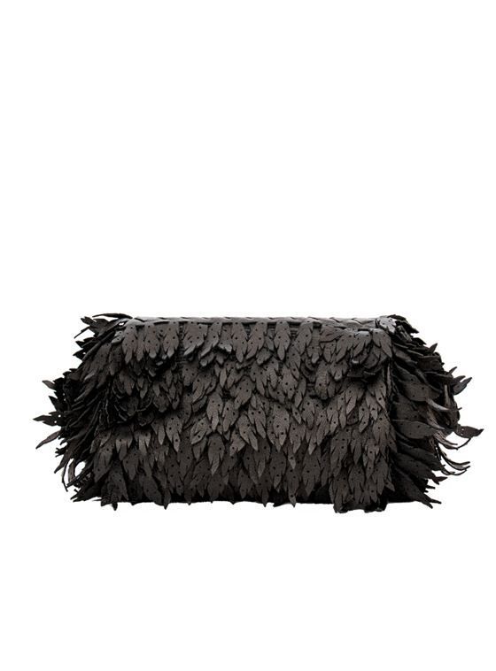 BOTTEGA VENETA LIMITED EDITION LEATHER LEAF CLUTCH