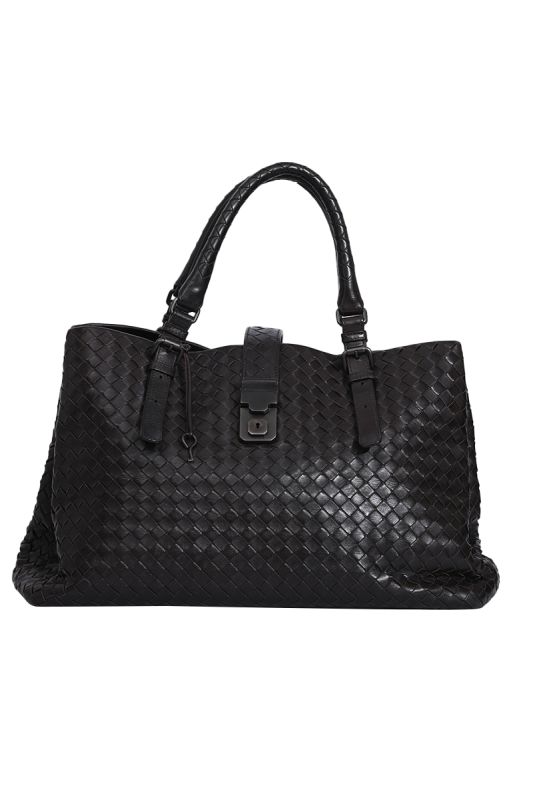 BOTTEGA VENETA NAPPA INTRECCIATO LARGE ROMA TOTE