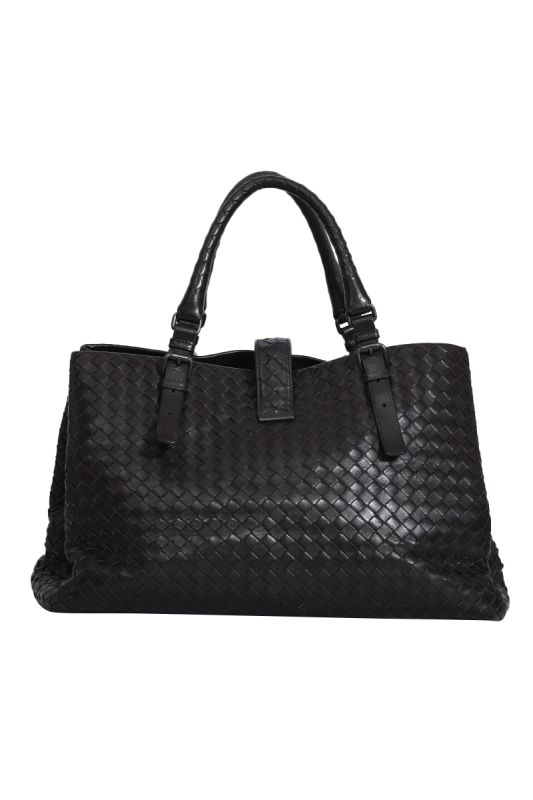 BOTTEGA VENETA NAPPA INTRECCIATO LARGE ROMA TOTE