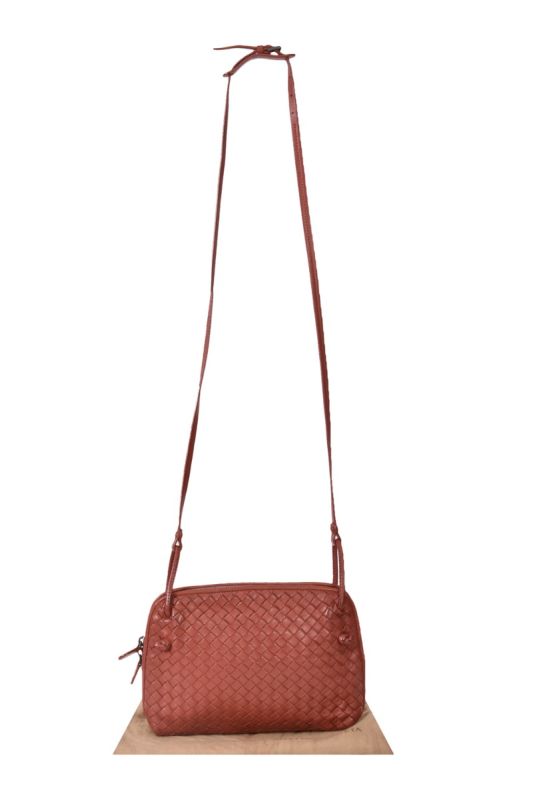 Bottega Veneta Nappa Intrecciato Nodini Crossbody Bag