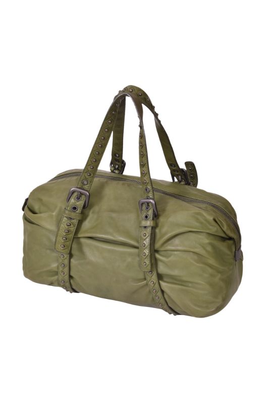 Bottega Veneta Olive Green Shoulder Bag