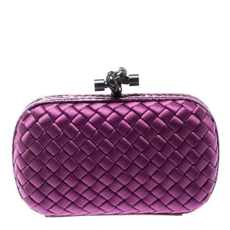 BOTTEGA VENETA WOVEN KNOT CLUTCH