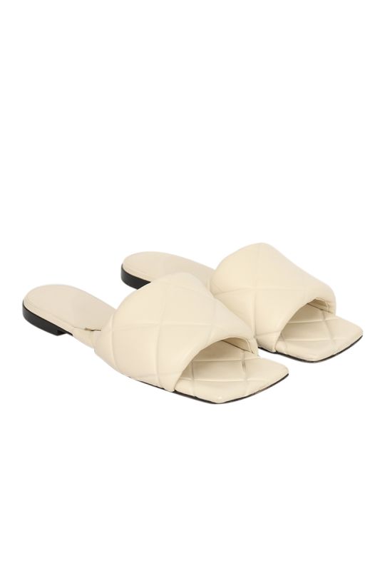 Bottega Veneta EU 39 Nappa Quilted Lido Flats