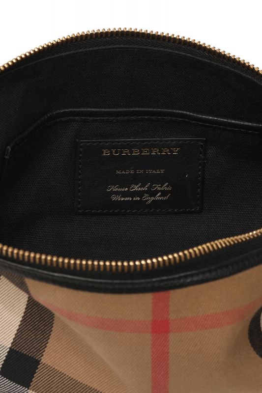 BURBERRY ABINGDON HOUSE CHECK DERBY SHOULDER BAG