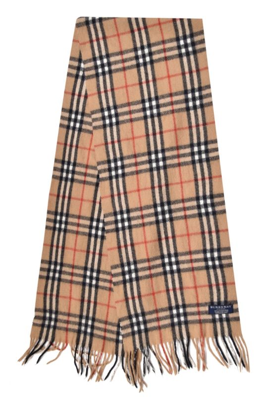 Burberry Beige Checks Scarf RT160-10