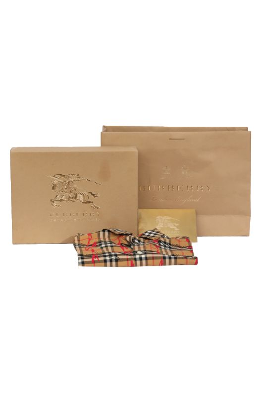 Burberry Beige Scribble Medium Check Shirt