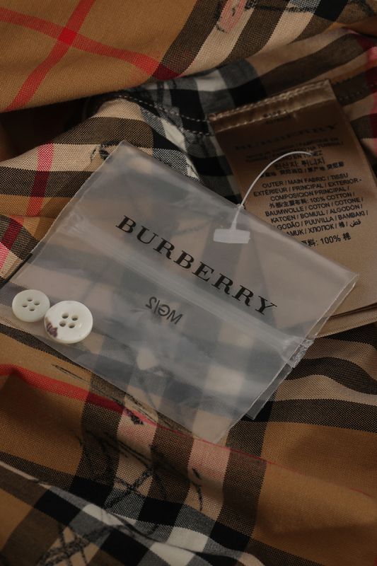 Burberry Beige Scribble Medium Check Shirt