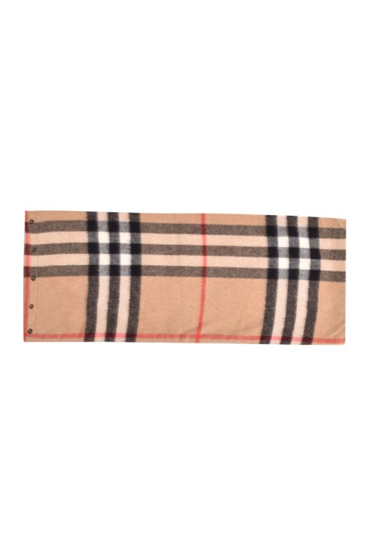 Burberry Biege Nova Checks Cashmere Snood