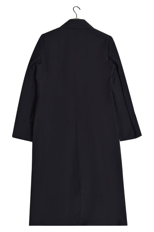 Burberry Black Linen Trenchcoat