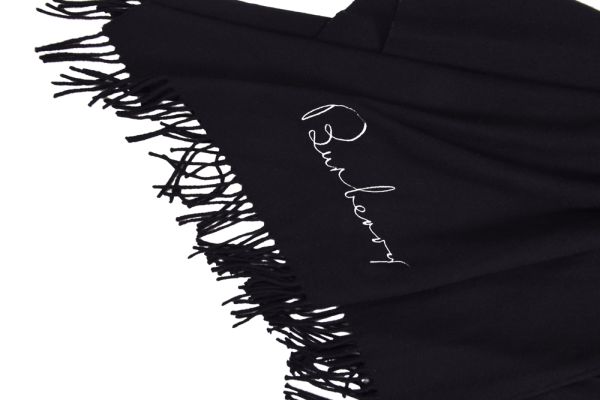 Burberry Black Logo Cape