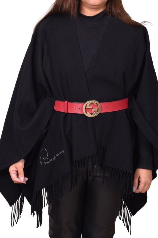 Burberry Black Logo Cape