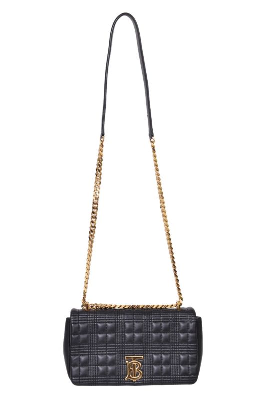 Burberry Black Quilted Lola Shoulder Bag