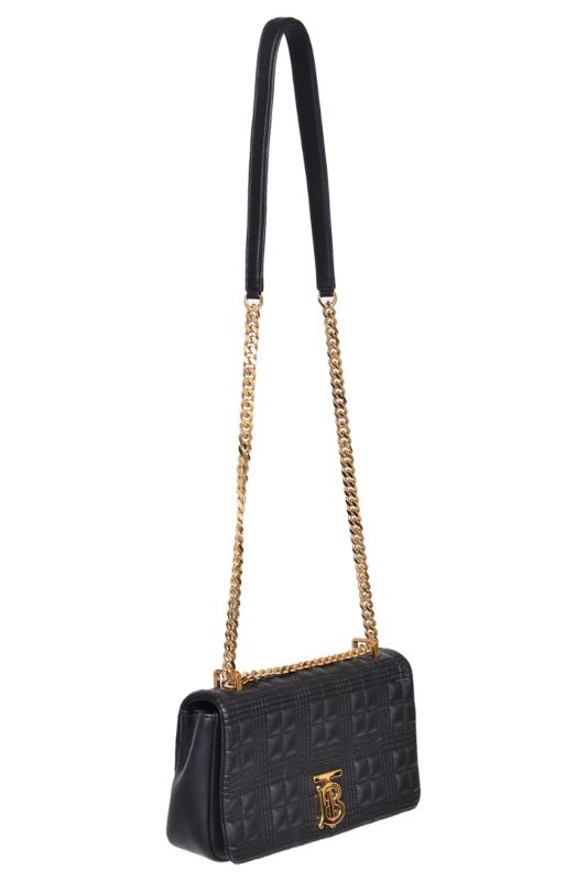 Burberry Black Quilted Lola Shoulder Bag