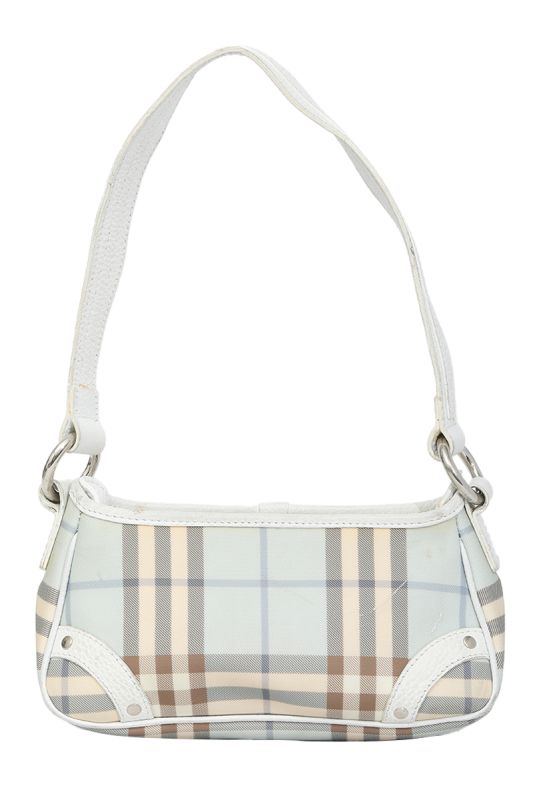 Burberry Blue Checks Shoulder Bag