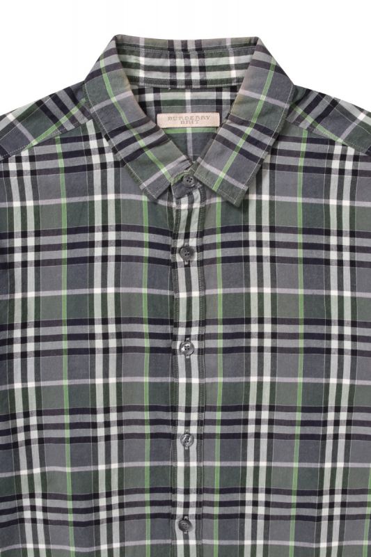 Burberry Brit Green Plaid Shirt